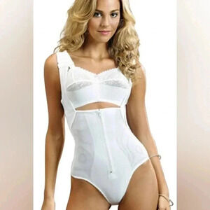 Ardyss Zip Front Braless Panty Body Briefer Style